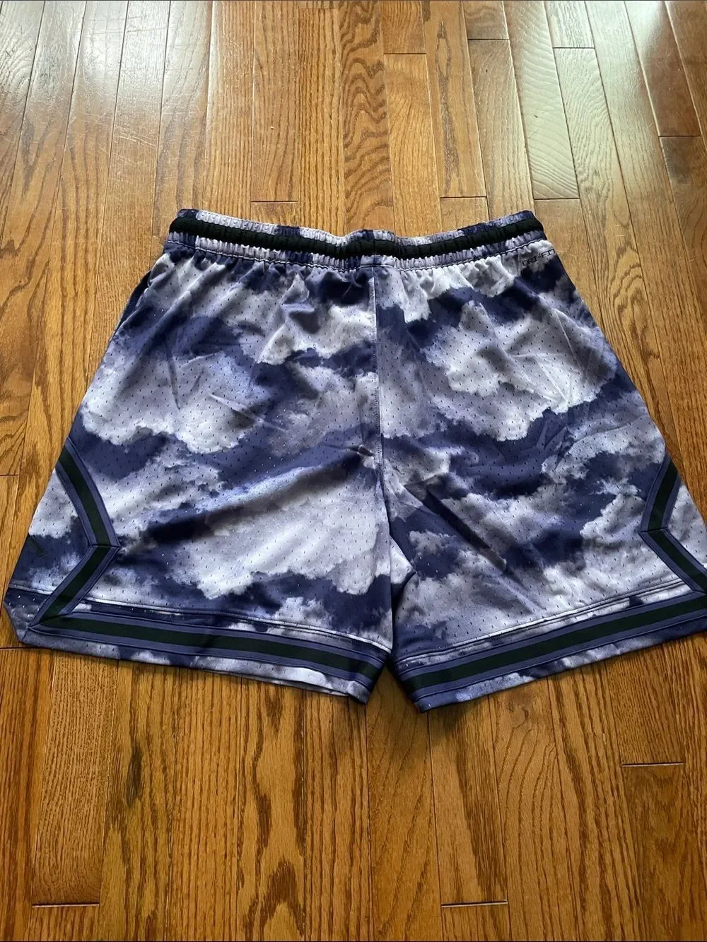 Jordan Dri-Fit Purple Tie Dye Basketball Shorts Men’s Sz XXL